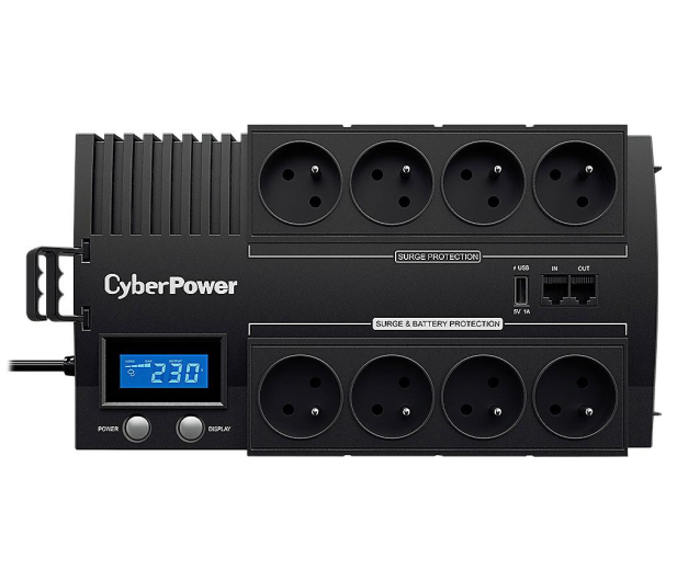 CyberPower UPS BR1200ELCD-FR (1200VA/720W, 8x FR, AVR) - 543069 - zdjęcie 2